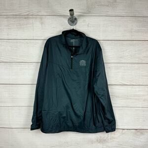 Nike Golf Men's Gray The Golden Nugget Lake Charles Quarter Zip Jacket Size XXL